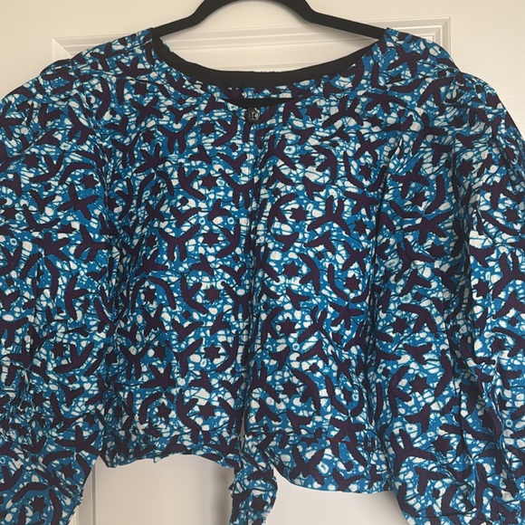 NWOT! Ankara Crop Top - Picture 3 of 3